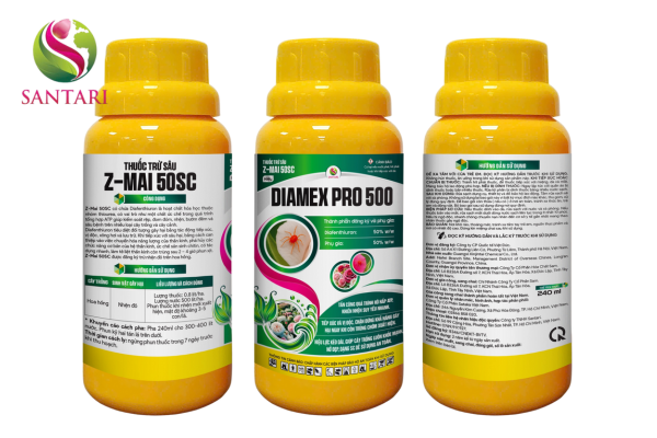 Thông tin Thuốc trừ sâu Z-MAI 50SC Hiệu DIAMEX PRO 500