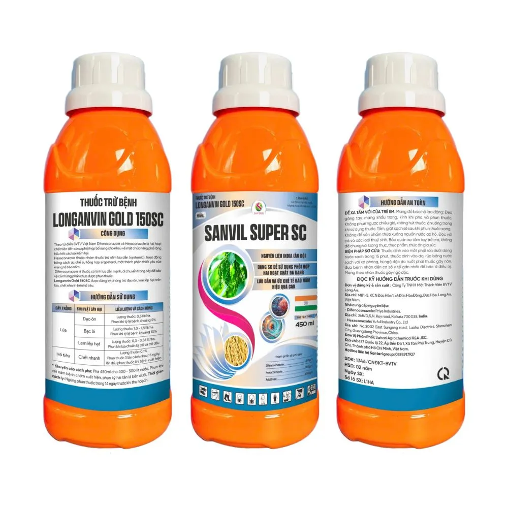THUỐC TRỪ BỆNH LONGANVIN GOLD 150SC HIỆU SANVIL SUPER SC