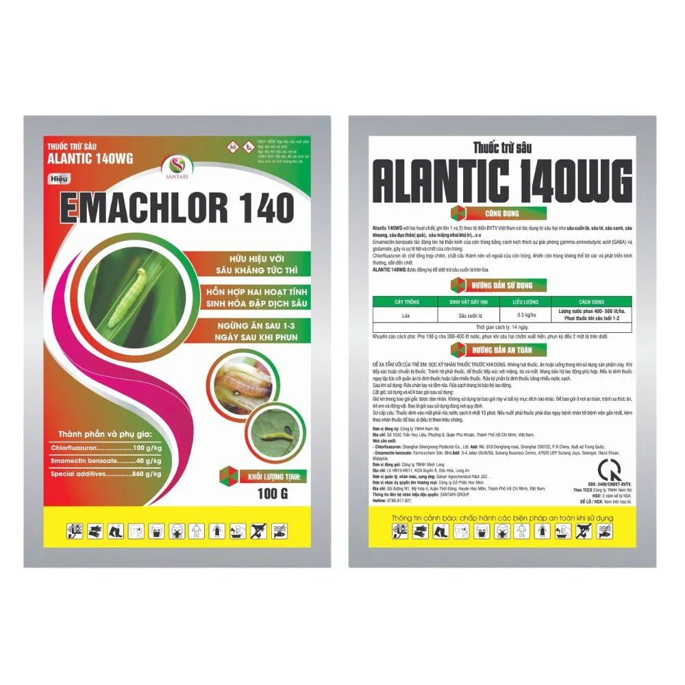 THUỐC TRỪ SÂU ALANTIC 140WG HIỆU EMACHLOR 140