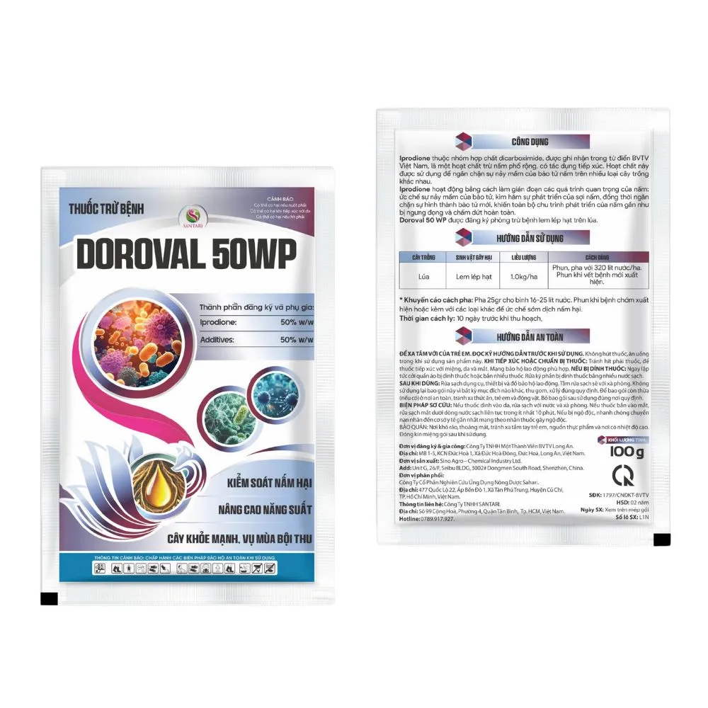 THUỐC TRỪ BỆNH DOROVAL 50WP