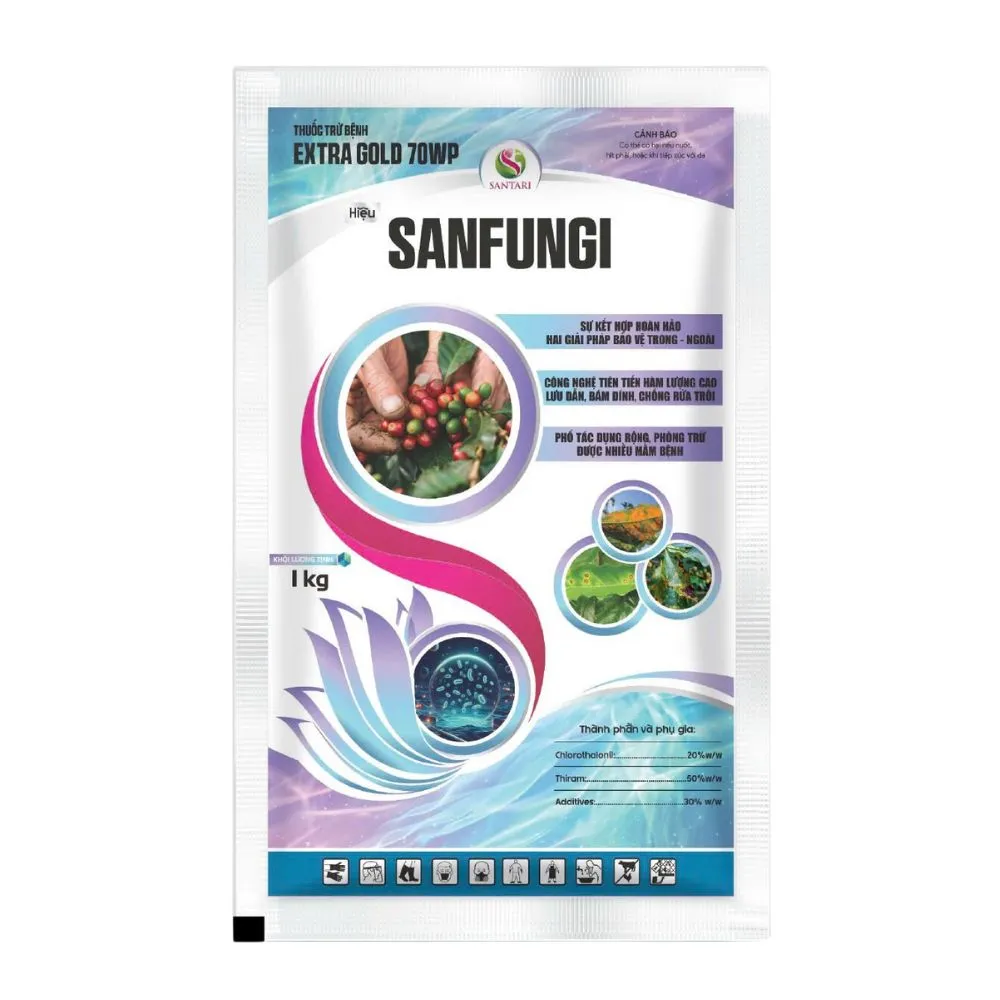THUỐC TRỪ BỆNH EXTRA GOLD 70WP HIỆU SANFUNGI