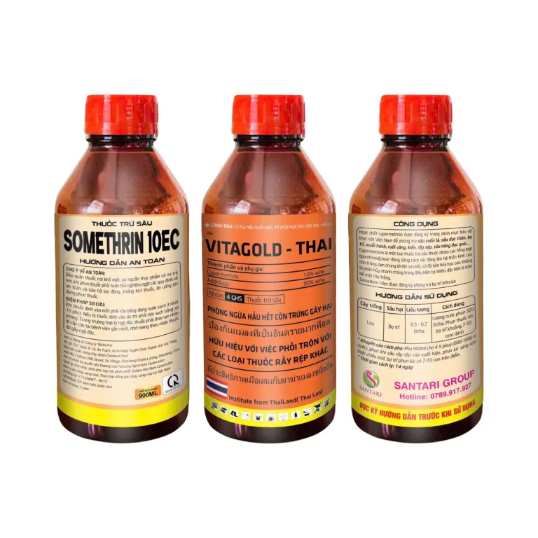 THUỐC TRỪ SÂU SOMETHRIN 10EC HIỆU VITAGOLD – THAI