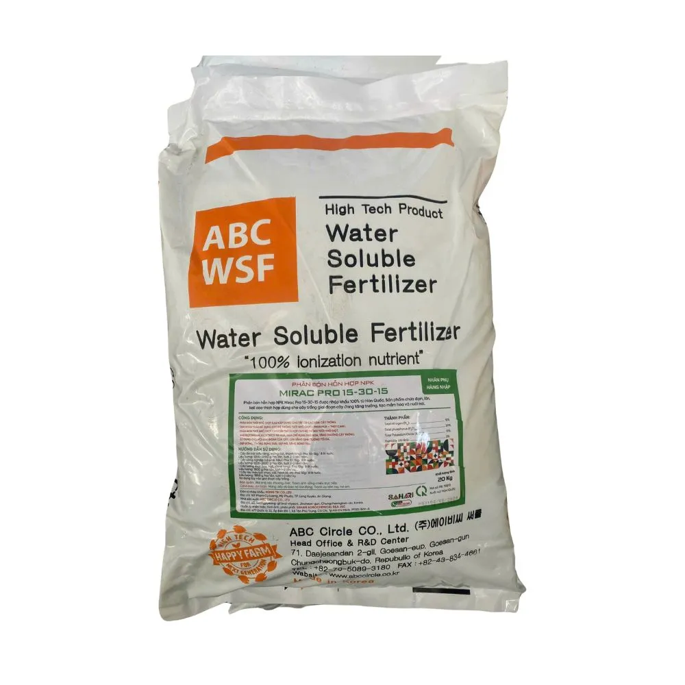 PHÂN BÓN HỖN HỢP NPK MIRAC PRO 15-30-15
