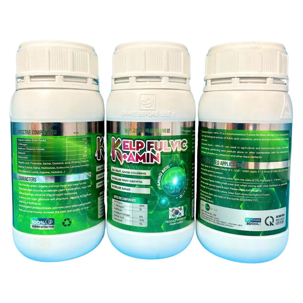 PHÂN BÓN HỮU CƠ ABC BIOHUM – KELP FULVIC AMIN