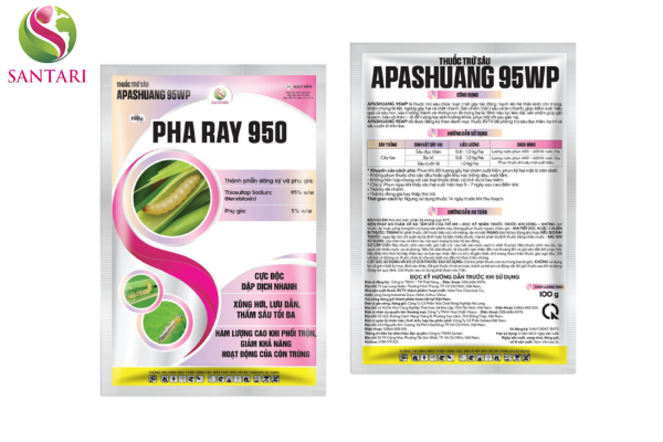 Thuốc trừ sâu APASHUANG 95WP Hiệu PHA RAY 950