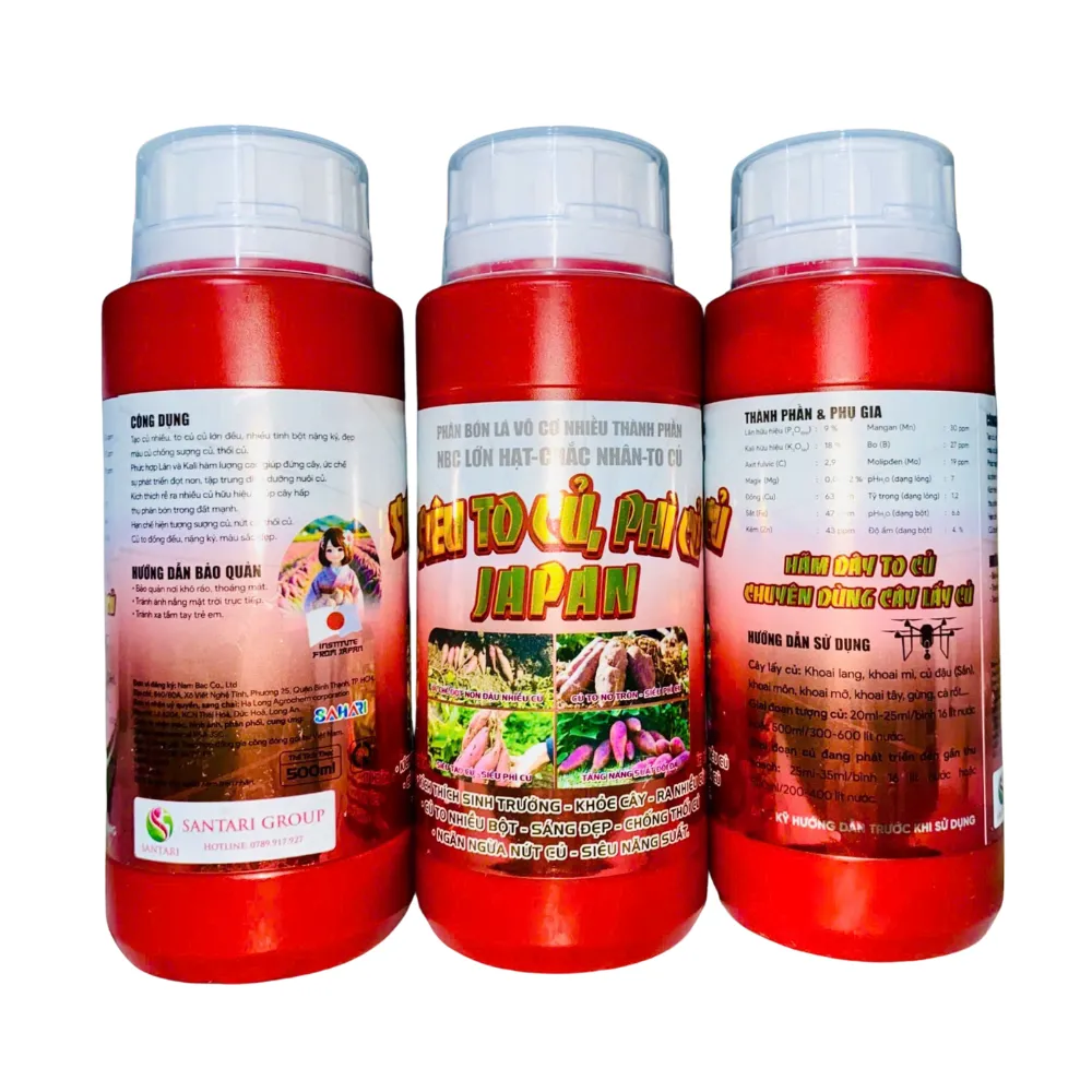 PHÂN BÓN LÁ VÔ CƠ SIÊU TO CỦ, PHÌ CỦ JAPAN