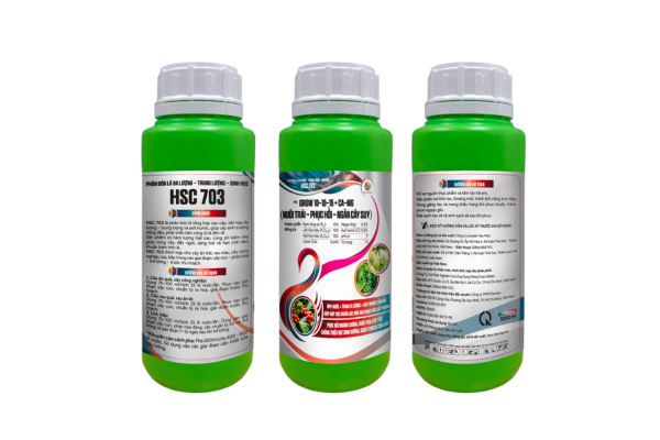 PHÂN BÓN LÁ ĐA LƯỢNG-TRUNG LƯỢNG-SINH HỌC HSC 703 HIỆU GROW 10-10-15+CA-MG