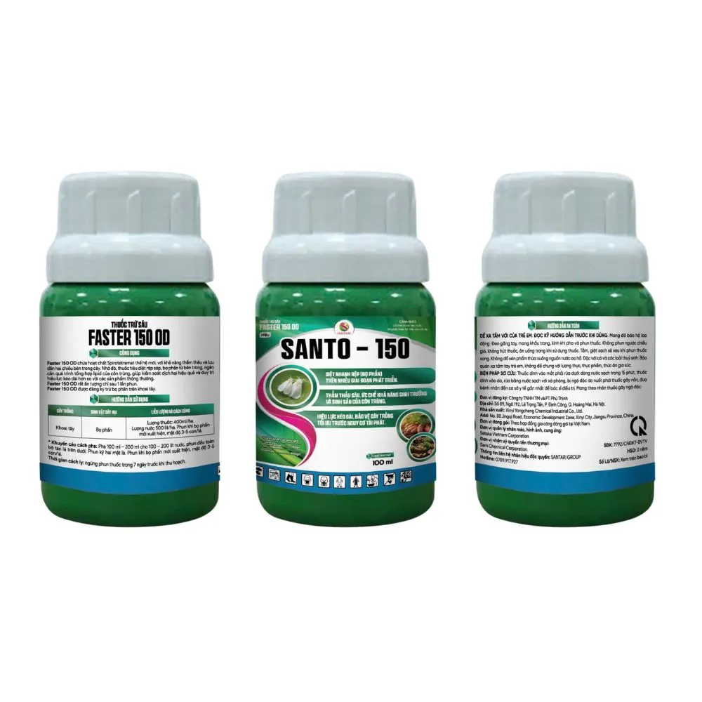 THUỐC TRỪ SÂU FASTER 150 0D HIỆU SANTO – 150
