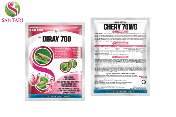 Thông tin chung về Thuốc trừ sâu CHERY 70WG Hiệu DIRAY 700