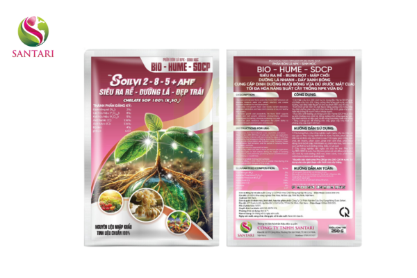 Thông tin chung PHÂN BÓN LÁ NPK SINH HỌC BIO – HUME – SDCP HIỆU SOLVI 2-8-5 + AHF
