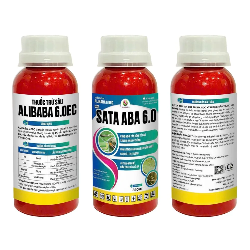 THUỐC TRỪ SÂU ALIBABA 6.0EC HIỆU SATA ABA 6.0