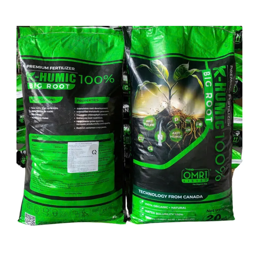 K-HUMIC VẢY 65% BIG ROOT – KOREA BAO 20KG